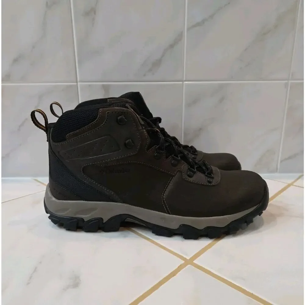 Columbia Newton Ridge Plus II Boot Men’s 11.5 Cordovan Squash Hiking Waterproof